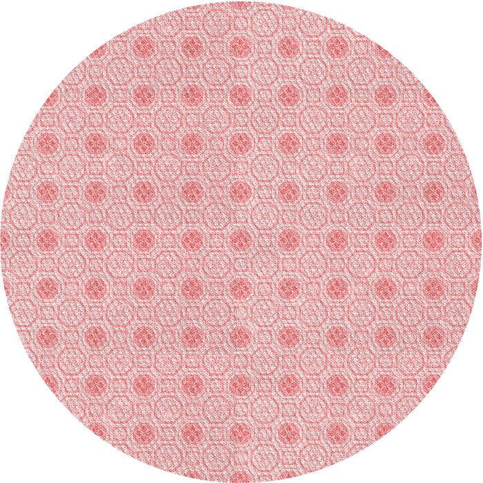 Square Patterned Pink Rug, pat3763rd