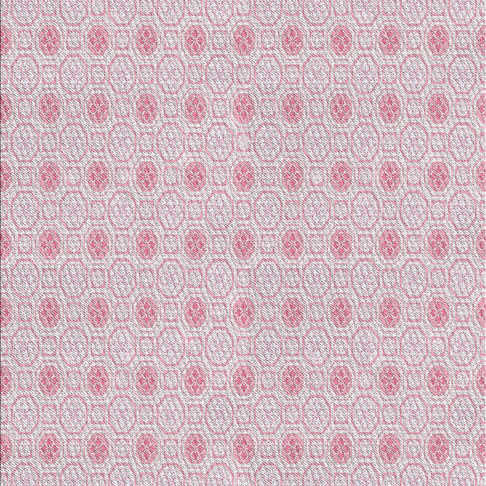 Patterned Pale Violet Red Pink Novelty Rug, pat3763