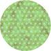 Square Patterned Pastel Green Rug, pat3764grn