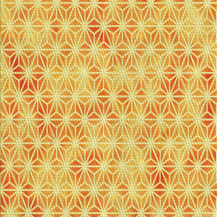 Patterned Neon Orange Rug, pat3764yw