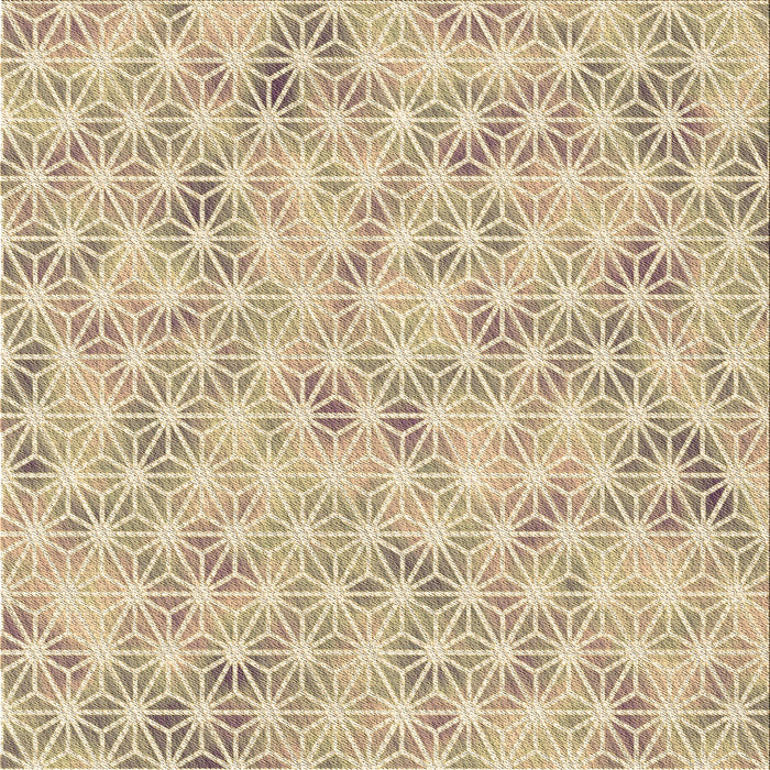 Round Machine Washable Transitional Khaki Gold Rug, wshpat3765brn