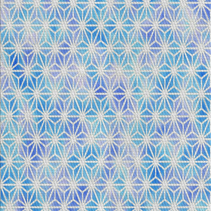 Patterned Blue Modern Rug, pat3765