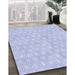 Machine Washable Transitional Blue Rug in a Family Room, wshpat3766blu