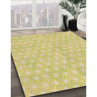 Patterned Golden Gold Rug, pat3766brn