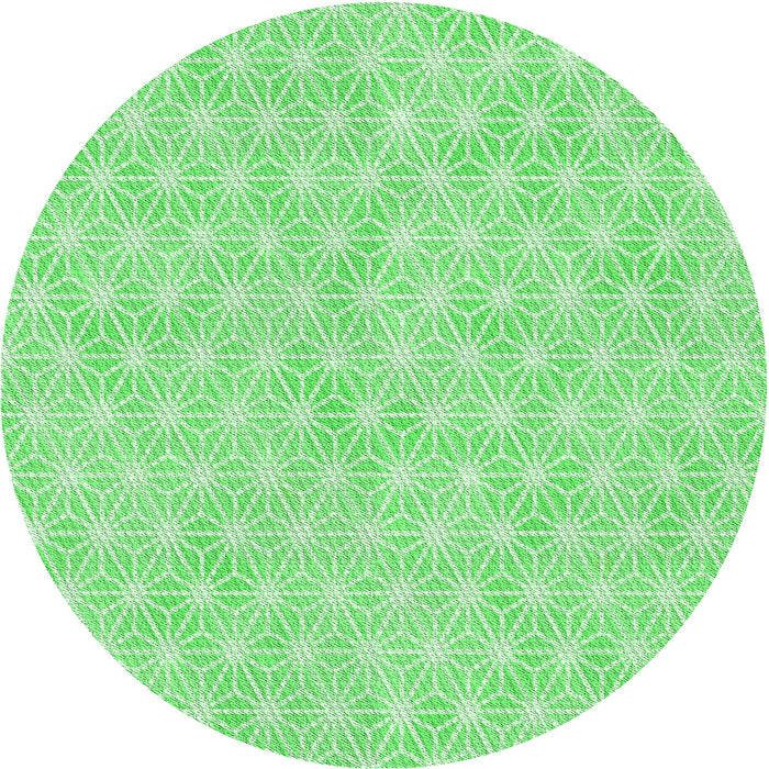 Square Patterned Green Rug, pat3766grn