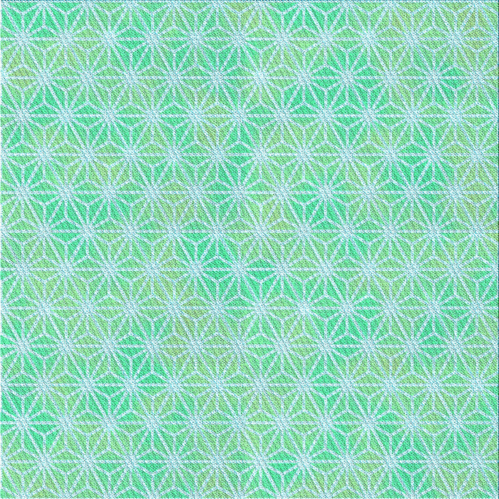 Round Patterned Green Rug, pat3766lblu