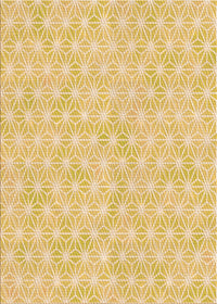 Machine Washable Transitional Yellow Rug, wshpat3766org