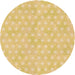 Square Patterned Yellow Rug, pat3766org