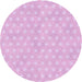 Square Patterned Blossom Pink Rug, pat3766pur