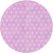 Square Machine Washable Transitional Blossom Pink Rug in a Living Room, wshpat3766pur