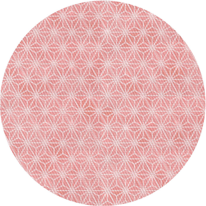 Square Patterned Pink Rug, pat3766rd