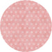 Square Patterned Pink Rug, pat3766rd