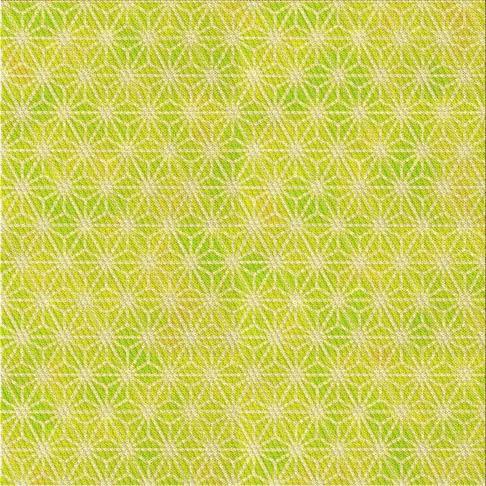 Round Machine Washable Transitional Golden Brown Yellow Rug, wshpat3766yw