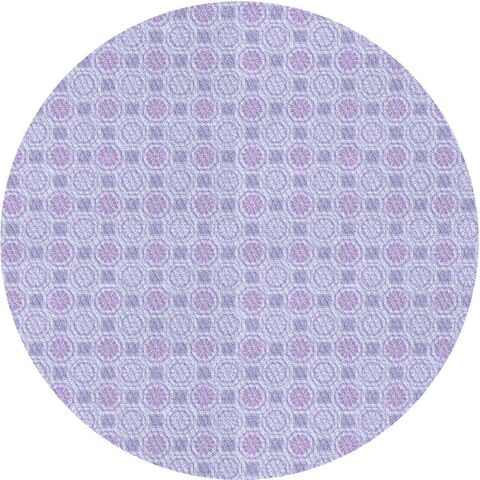 Square Patterned Purple Mimosa Purple Rug, pat3767blu