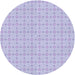 Square Patterned Purple Mimosa Purple Rug, pat3767blu