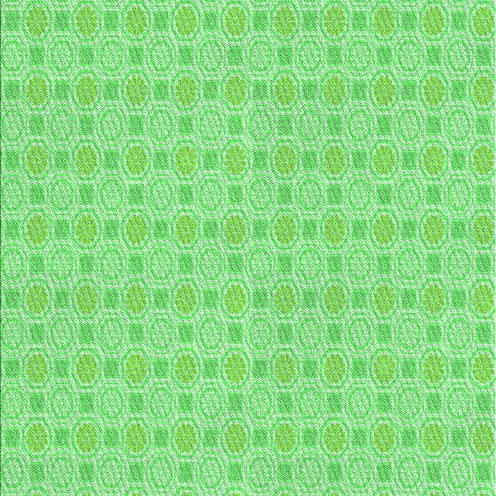 Patterned Green Rug, pat3767grn