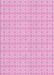 Patterned Blossom Pink Rug, pat3767pur