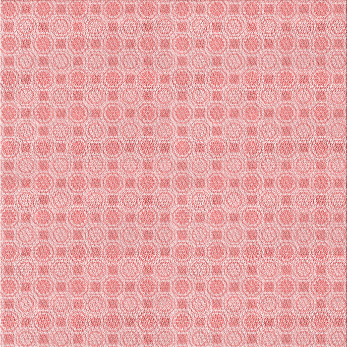 Round Machine Washable Transitional Red Rug, wshpat3767rd