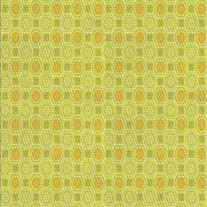 Patterned Neon Yellow Novelty Rug, pat3767
