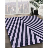 Patterned Night Blue Rug, pat3768blu