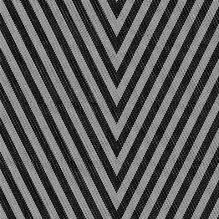 Round Patterned Midnight Gray Rug, pat3768gry