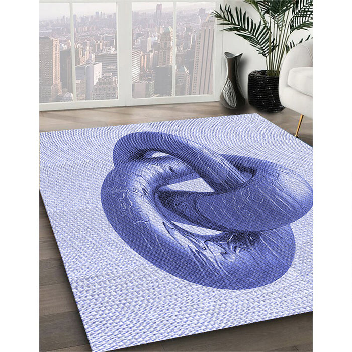 Machine Washable Transitional Blue Rug in a Family Room, wshpat3769blu