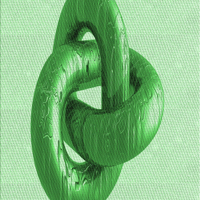 Machine Washable Transitional Mint Green Rug, wshpat3769grn