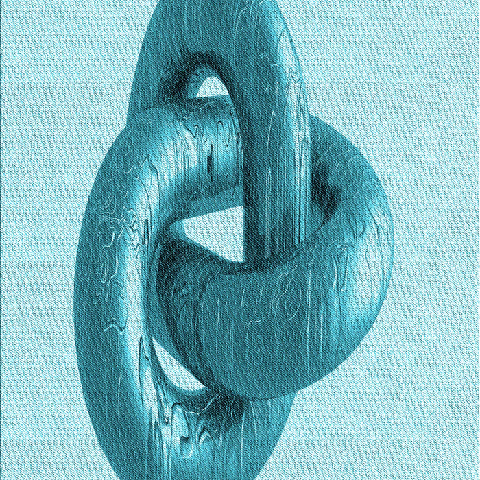 Patterned Electric Blue Rug, pat3769lblu