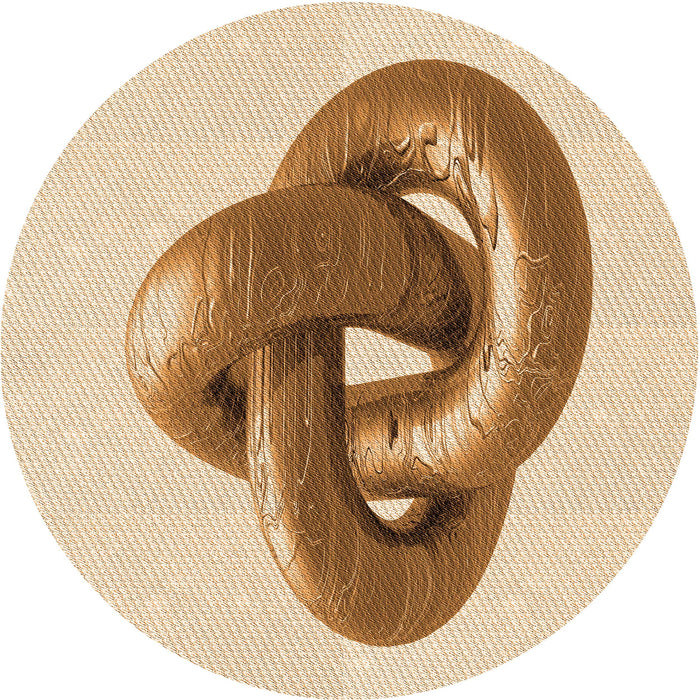 Square Machine Washable Transitional Deep Peach Orange Rug in a Living Room, wshpat3769org