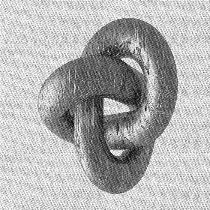 Square Patterned Off-White Novelty Rug, pat3769