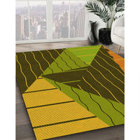 Patterned Brown Rug, pat377yw