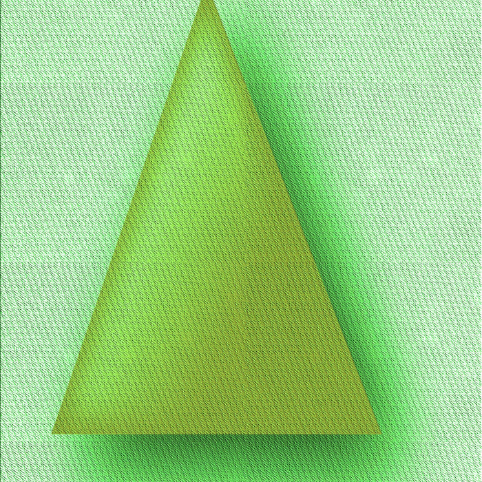 Patterned Green Rug, pat3771grn