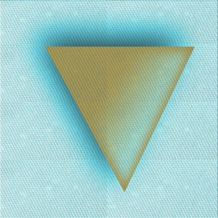 Round Patterned Blue Rug, pat3771lblu