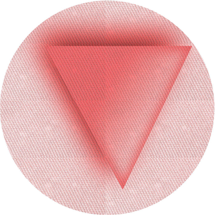 Square Patterned Pink Rug, pat3771rd