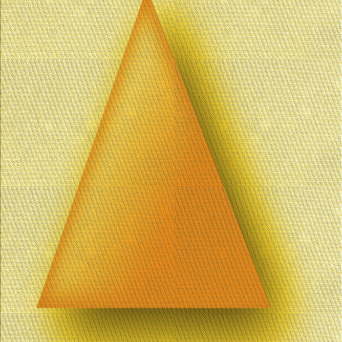 Patterned Yellow Rug, pat3771yw