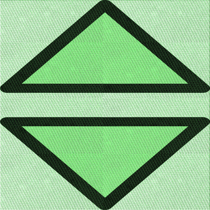 Round Machine Washable Transitional Jade Green Rug, wshpat3772grn