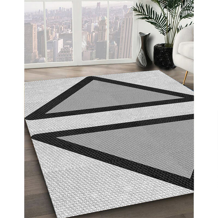 Machine Washable Transitional Ash Gray Rug in a Family Room, wshpat3772gry