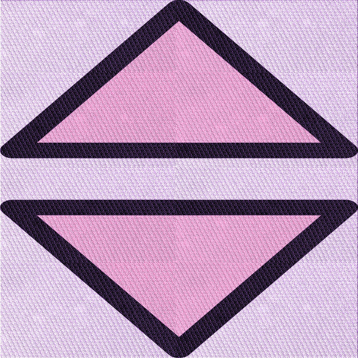 Round Machine Washable Transitional Orchid Purple Rug, wshpat3772pur