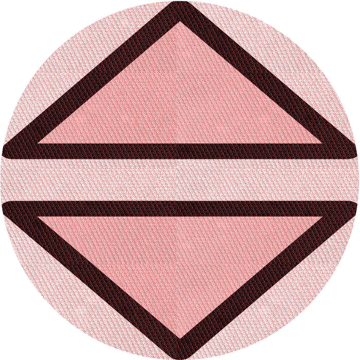 Square Patterned Pink Rug, pat3772rd