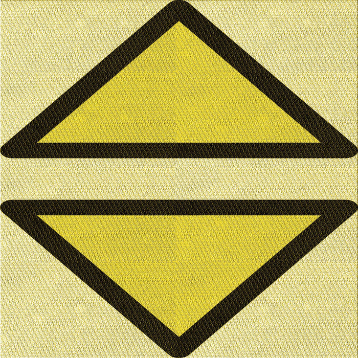 Round Patterned Dark Yellow Green Rug, pat3772yw