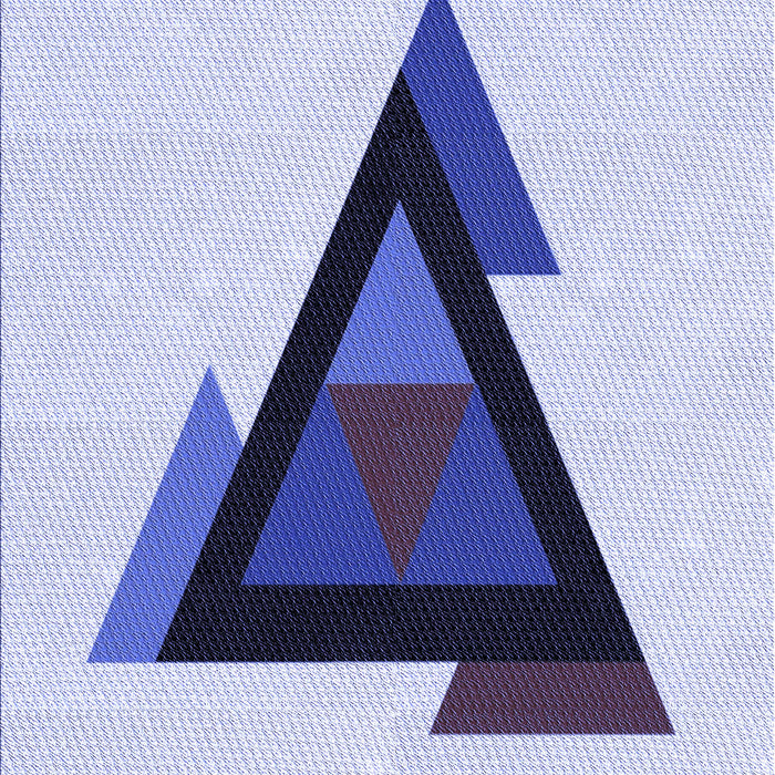 Patterned Lavender Blue Rug, pat3773blu