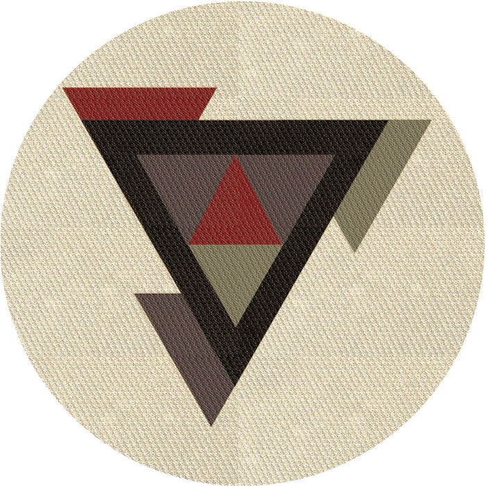 Square Patterned Wheat Beige Rug, pat3773brn