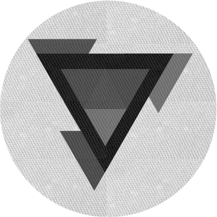 Square Patterned Platinum Gray Rug, pat3773gry