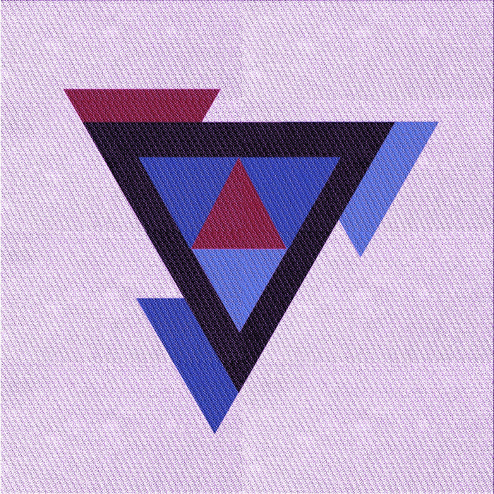 Round Patterned Purple Flower Purple Rug, pat3773pur