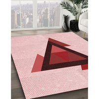 Patterned Red Rug, pat3773rd