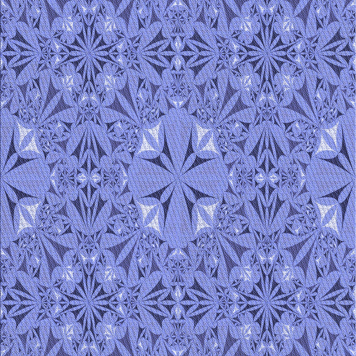 Patterned Denim Blue Rug, pat3774blu