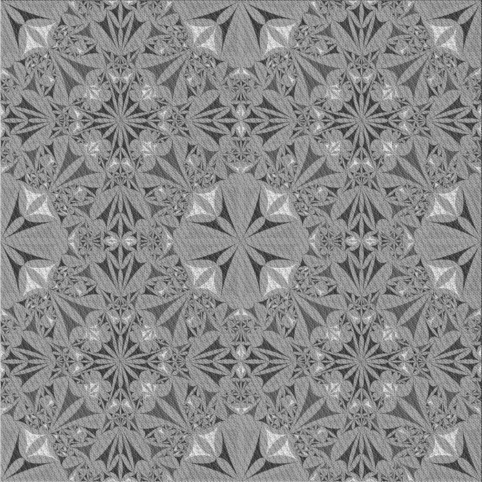 Round Patterned Ash Gray Rug, pat3774gry