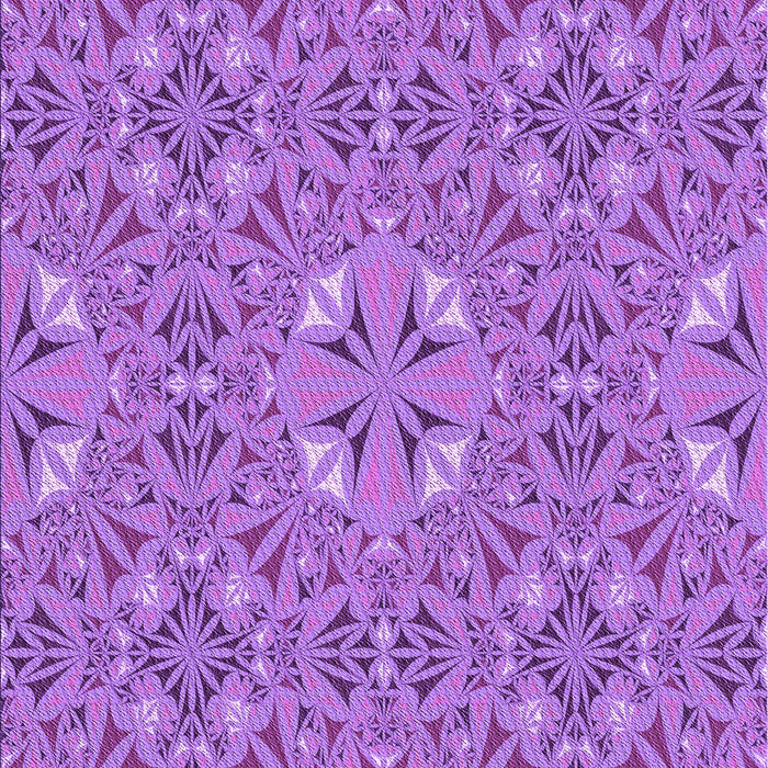 Machine Washable Transitional Purple Rug, wshpat3774pur