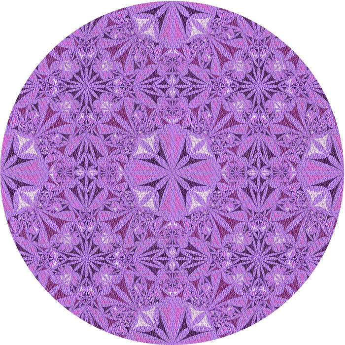 Square Machine Washable Transitional Purple Rug in a Living Room, wshpat3774pur