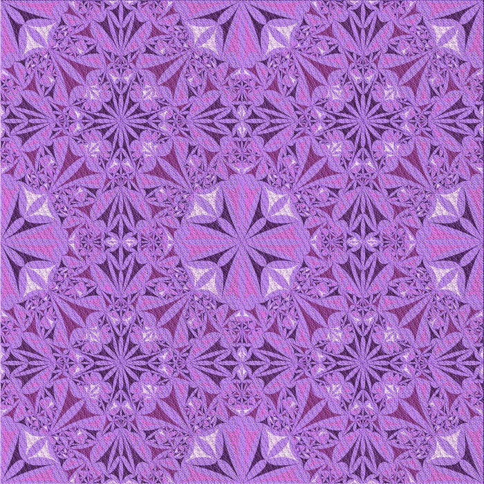 Round Patterned Purple Rug, pat3774pur
